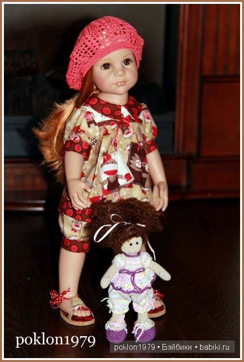 Самый-самый красивый цветок... Игровые куклы Готц. Ханна с собачкой 2011 года