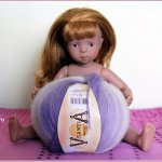 "Магия" одного клубка. Игровые куклы Kathe Kruse. Minouche.