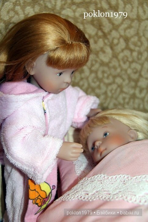 "Баю-баюшки-баю!" Игровые куклы Kathe Kruse. Minouche