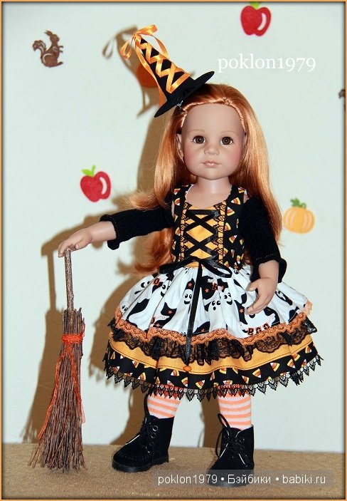 Дуня-колдунья... Подарок для меня от Светланы (Svetulyok) к празднику Halloween