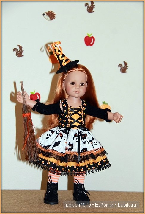 Дуня-колдунья... Подарок для меня от Светланы (Svetulyok) к празднику Halloween