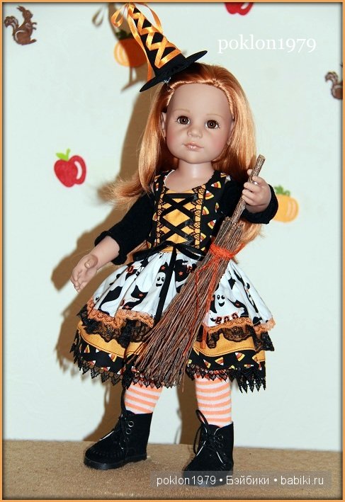 Дуня-колдунья... Подарок для меня от Светланы (Svetulyok) к празднику Halloween
