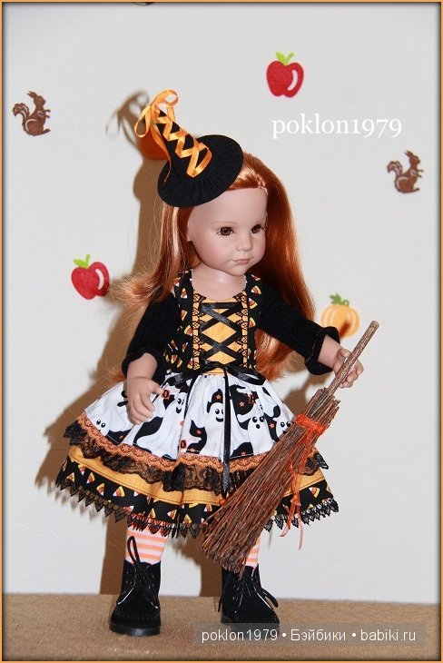 Дуня-колдунья... Подарок для меня от Светланы (Svetulyok) к празднику Halloween