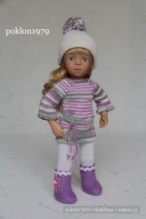 Времена года: зима. Игровые куклы Kathe Kruse. Minoushe