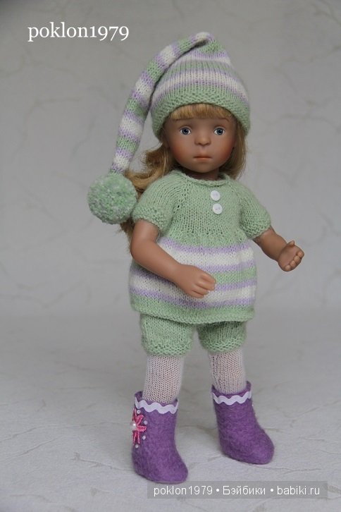 Времена года: зима. Игровые куклы Kathe Kruse. Minoushe