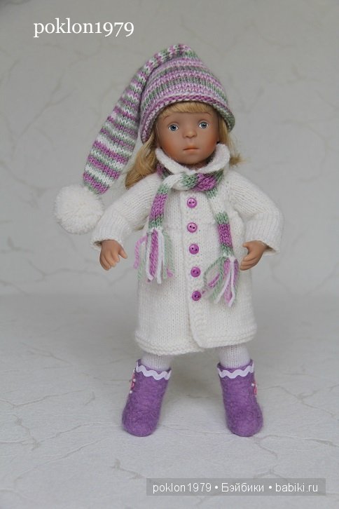 Времена года: зима. Игровые куклы Kathe Kruse. Minoushe