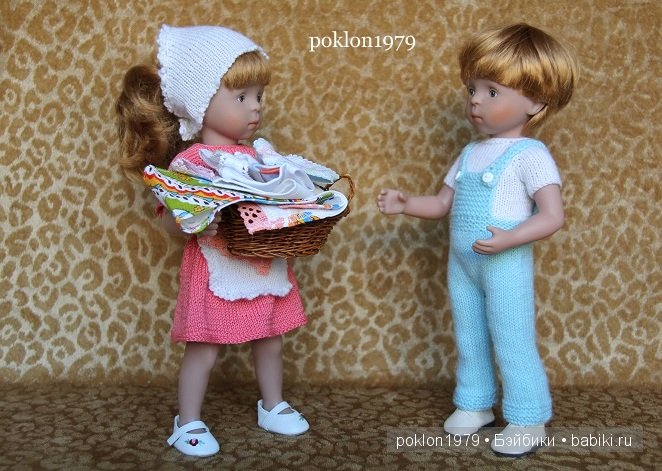 Генеральная уборка. Игровые куклы Kathe Kruse. Minouche. 35 см (фото 3)