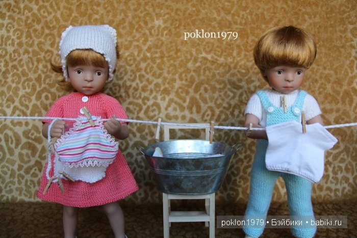 Генеральная уборка. Игровые куклы Kathe Kruse. Minouche. 35 см