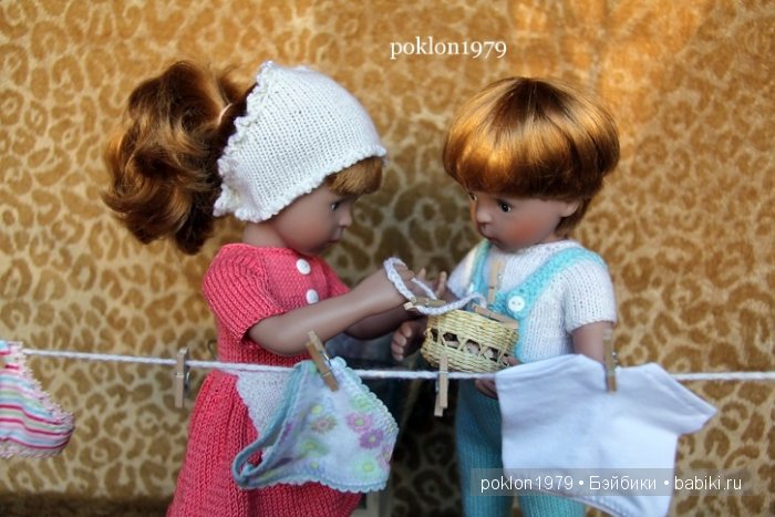 Генеральная уборка. Игровые куклы Kathe Kruse. Minouche. 35 см