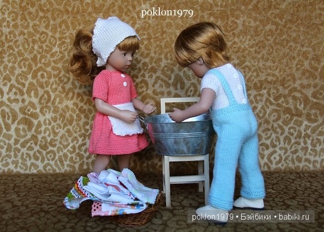 Генеральная уборка. Игровые куклы Kathe Kruse. Minouche. 35 см (фото 8)