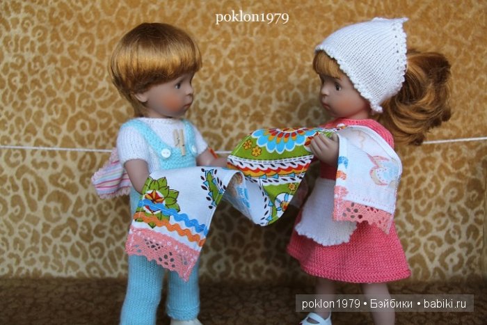 Генеральная уборка. Игровые куклы Kathe Kruse. Minouche. 35 см