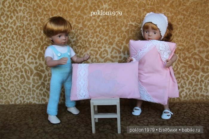 Генеральная уборка. Игровые куклы Kathe Kruse. Minouche. 35 см