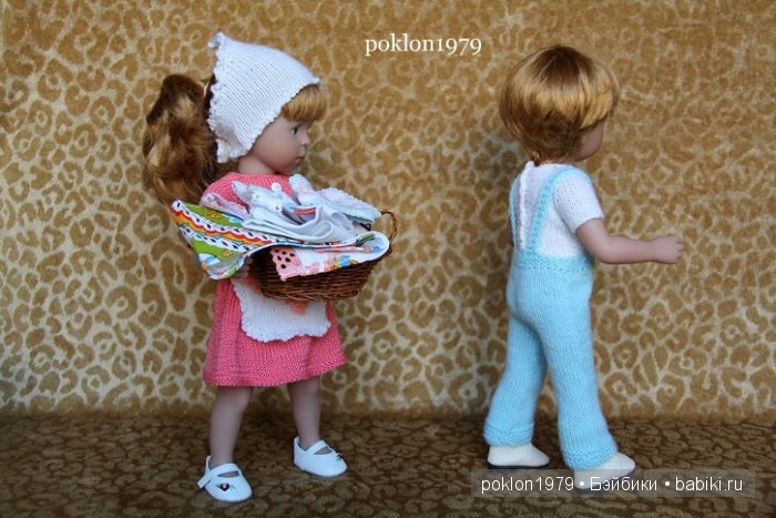 Генеральная уборка. Игровые куклы Kathe Kruse. Minouche. 35 см (фото 4)