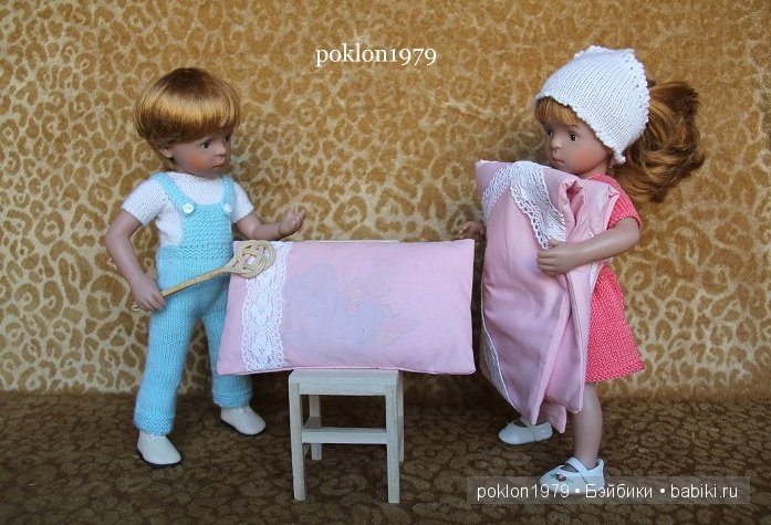 Генеральная уборка. Игровые куклы Kathe Kruse. Minouche. 35 см