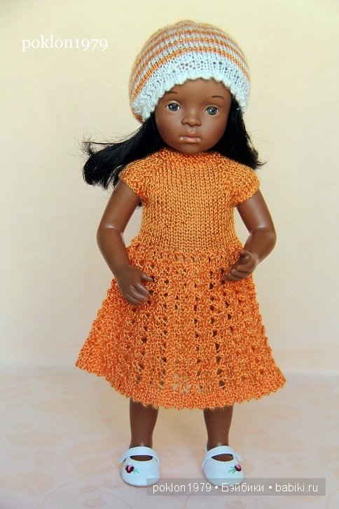 Летняя коллекция одежды "Шелковый блеск" для Minouche 35 см (фото 6)