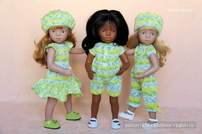 Летняя коллекция одежды "Шелковый блеск" для Minouche 35 см