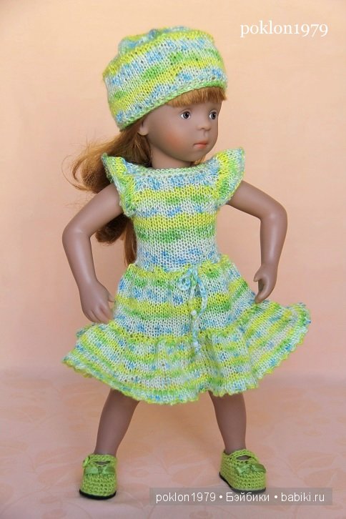 Летняя коллекция одежды "Шелковый блеск" для Minouche 35 см