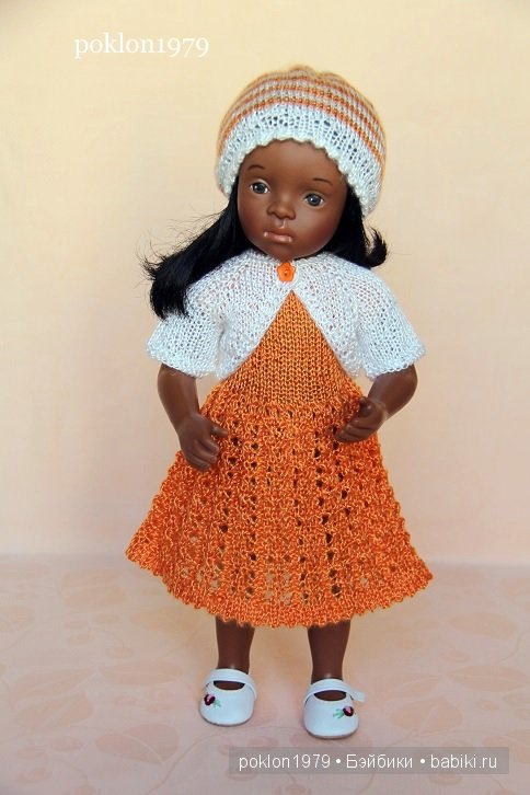 Летняя коллекция одежды "Шелковый блеск" для Minouche 35 см (фото 9)