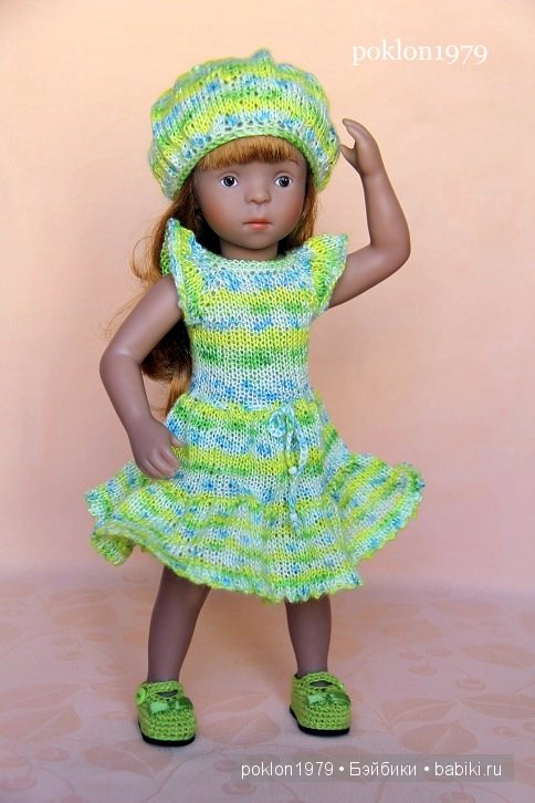 Летняя коллекция одежды "Шелковый блеск" для Minouche 35 см