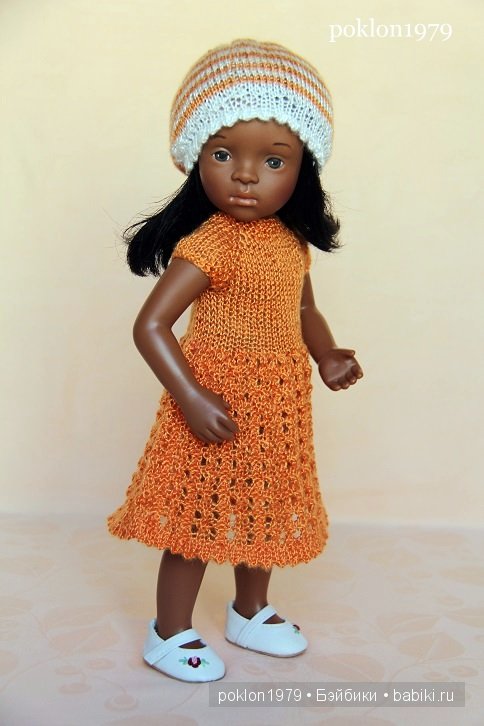 Летняя коллекция одежды "Шелковый блеск" для Minouche 35 см (фото 7)