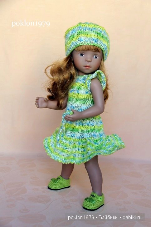 Летняя коллекция одежды "Шелковый блеск" для Minouche 35 см