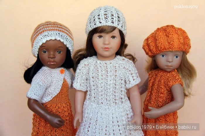 Летняя коллекция одежды "Шелковый блеск" для Minouche 35 см