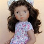 Летняя коллекция одежды "Шелковый блеск" для Minouche 35 см