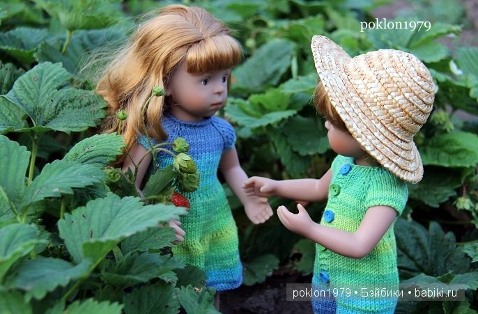 От цветка до ягодки...Игровые куклы Kathe Kruse. Minouche