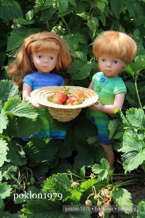 От цветка до ягодки...Игровые куклы Kathe Kruse. Minouche