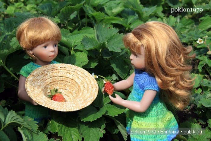 От цветка до ягодки...Игровые куклы Kathe Kruse. Minouche