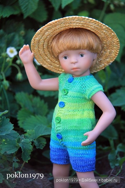 От цветка до ягодки...Игровые куклы Kathe Kruse. Minouche