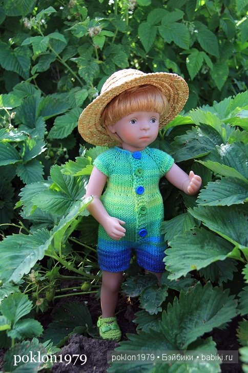 От цветка до ягодки...Игровые куклы Kathe Kruse. Minouche