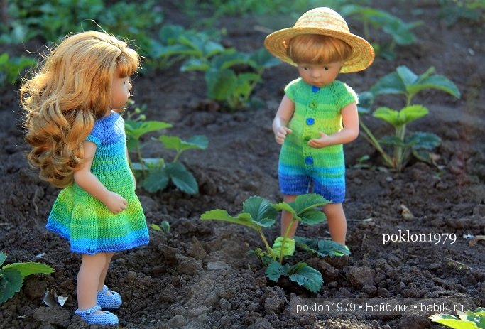 От цветка до ягодки...Игровые куклы Kathe Kruse. Minouche (фото 4)