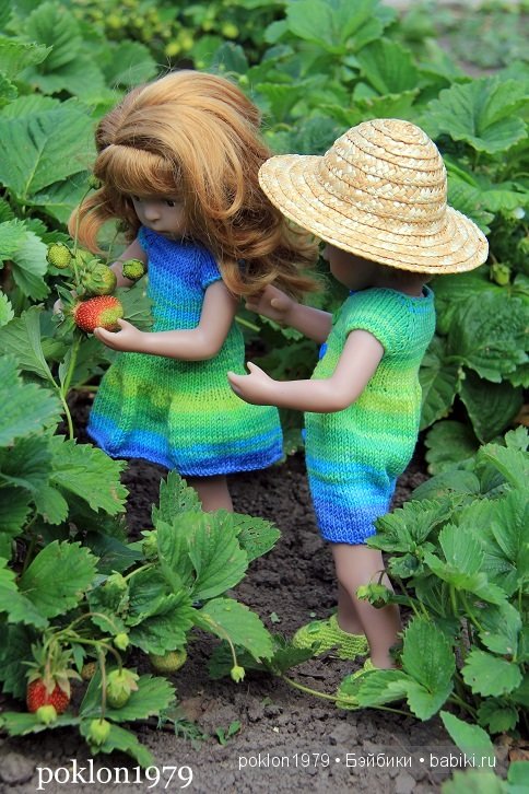 От цветка до ягодки...Игровые куклы Kathe Kruse. Minouche