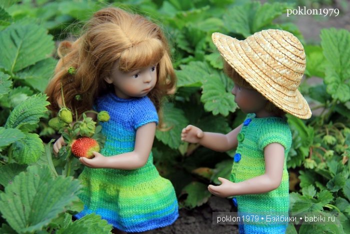 От цветка до ягодки...Игровые куклы Kathe Kruse. Minouche