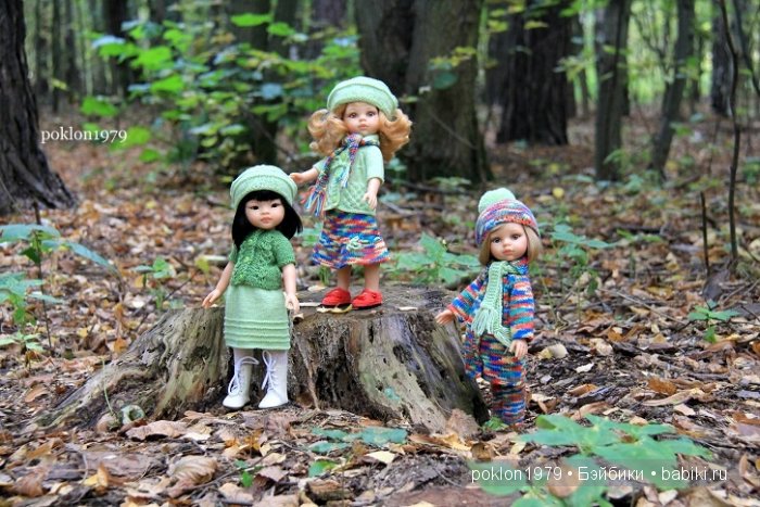 "Засентябрило за окном..." Игровые куклы Паола Рейна 35 см (Даша, Карла, Аками)