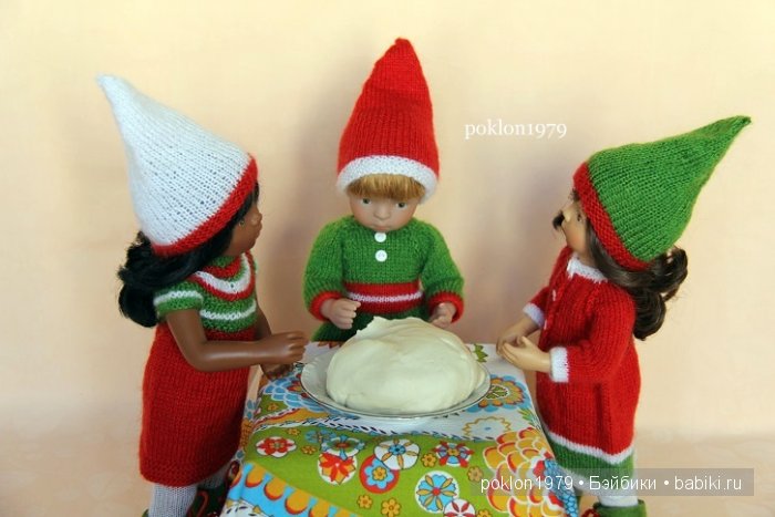 В ожидании Нового года и Рождества...Игровые куклы Kathe Kruse и Petitcollin. Minouche 35 см, Finouche 44 см