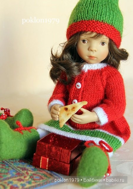 В ожидании Нового года и Рождества...Игровые куклы Kathe Kruse и Petitcollin. Minouche 35 см, Finouche 44 см