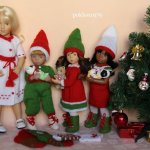 В ожидании Нового года и Рождества...Игровые куклы Kathe Kruse и Petitcollin. Minouche 35 см, Finouche 44 см.