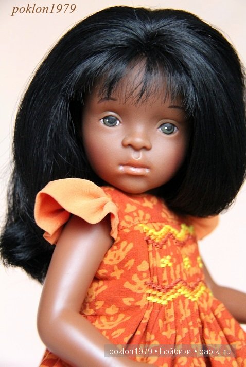 Сокровище из Африки. Игровые куклы Petitcollin. Minouche 35 см. Три образа для Самиры