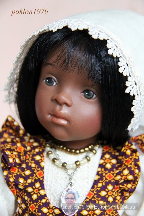 Сокровище из Африки. Игровые куклы Petitcollin. Minouche 35 см. Три образа для Самиры