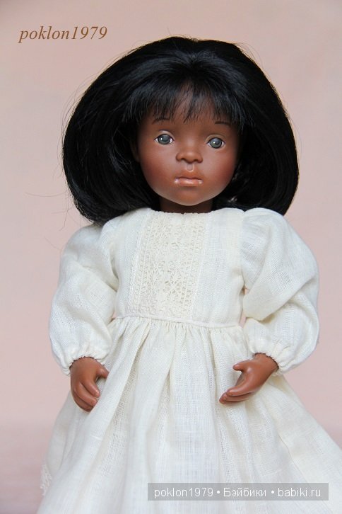 Сокровище из Африки. Игровые куклы Petitcollin. Minouche 35 см. Три образа для Самиры (фото 9)