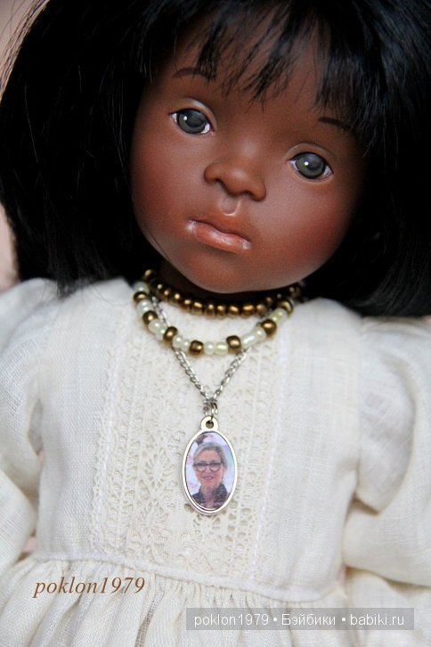 Сокровище из Африки. Игровые куклы Petitcollin. Minouche 35 см. Три образа для Самиры (фото 10)