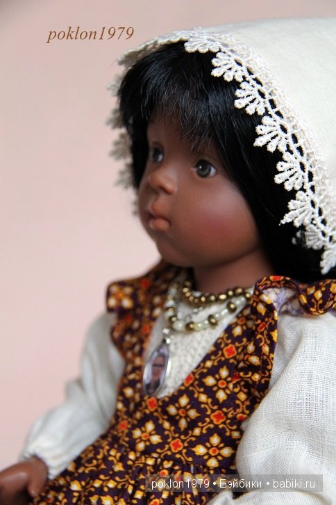 Сокровище из Африки. Игровые куклы Petitcollin. Minouche 35 см. Три образа для Самиры