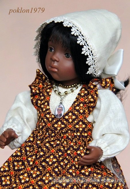 Сокровище из Африки. Игровые куклы Petitcollin. Minouche 35 см. Три образа для Самиры