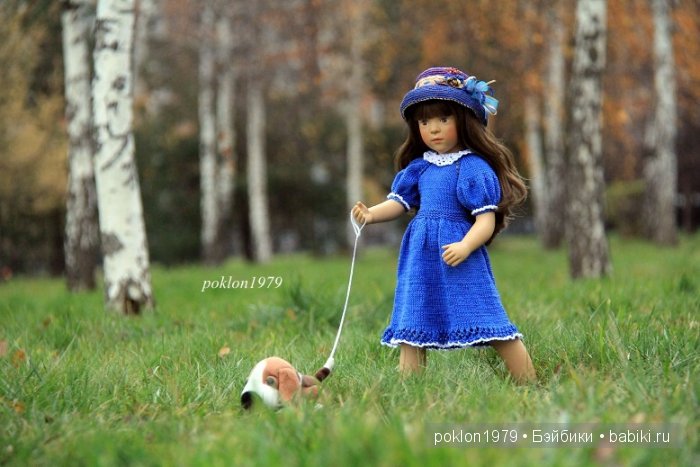 "Дама с собачкой" или как это было... Игровые куклы Petitcollin. Finouche 48 см