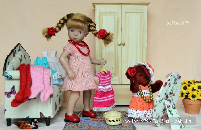 Агентство мод приглашает. Игровые куклы Kathe Kruse. Minouche (фото 8)