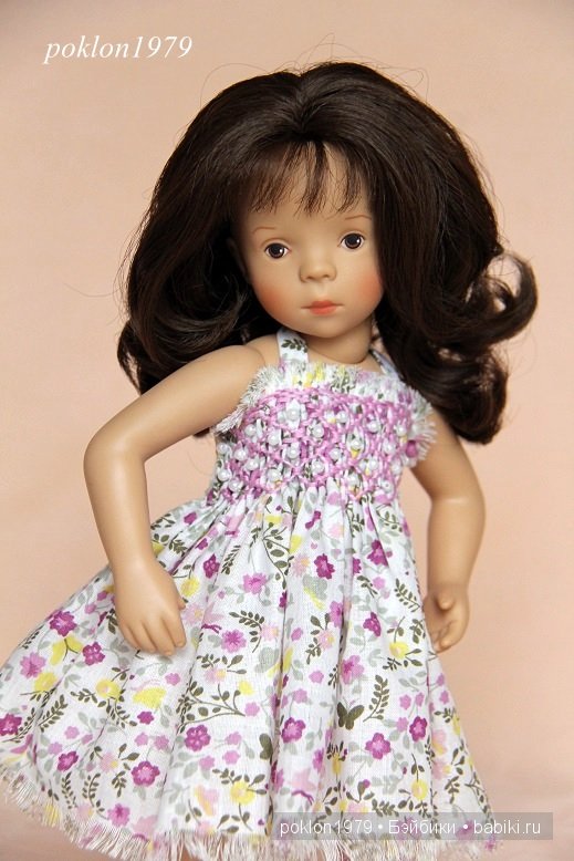 Добрый доктор Окулист! Игровые куклы Petitcollin. Minouche 35 см (фото 2)