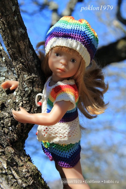 Моя весна в Ялте. Игровые куклы Kathe Kruse. Minouche 35 cм. ЧАСТЬ 1