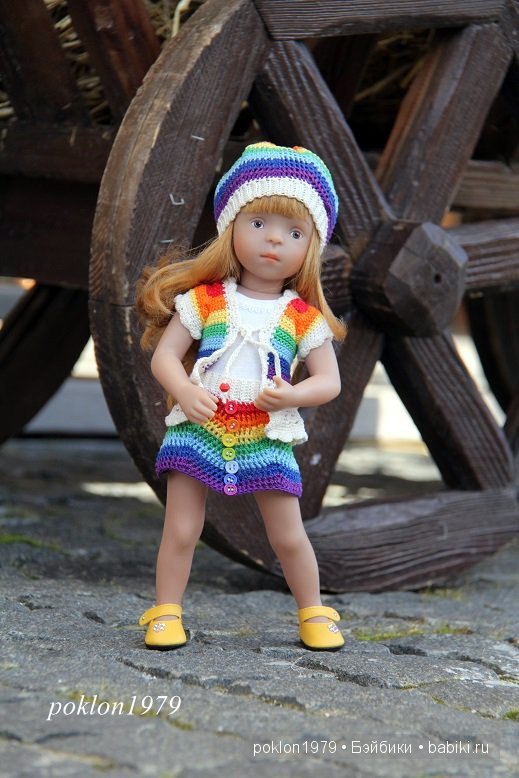 Моя весна в Ялте. Игровые куклы Kathe Kruse. Minouche 35 cм. ЧАСТЬ 1